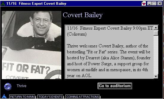 Visit Covert Bailey's Web site